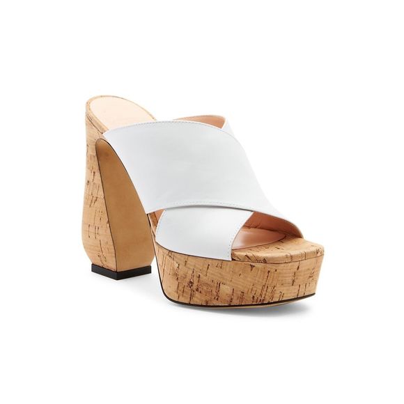 Si Rossi Leather Platform Mules - Picture 2 of 14